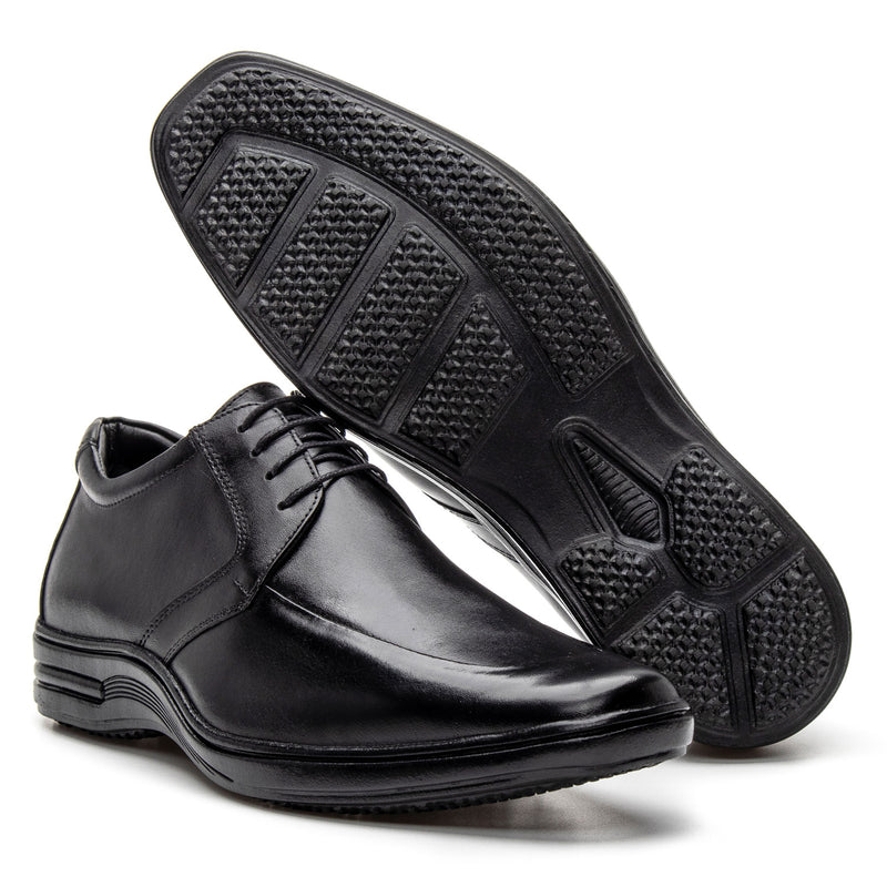 SAPATO MASCULINO CONFORT 4651 PRETO